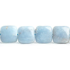 Angelite Plain Square Beads 15 inch 40 pieces - The Bead Traders