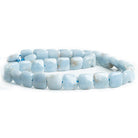 Angelite Plain Square Beads 15 inch 40 pieces - The Bead Traders