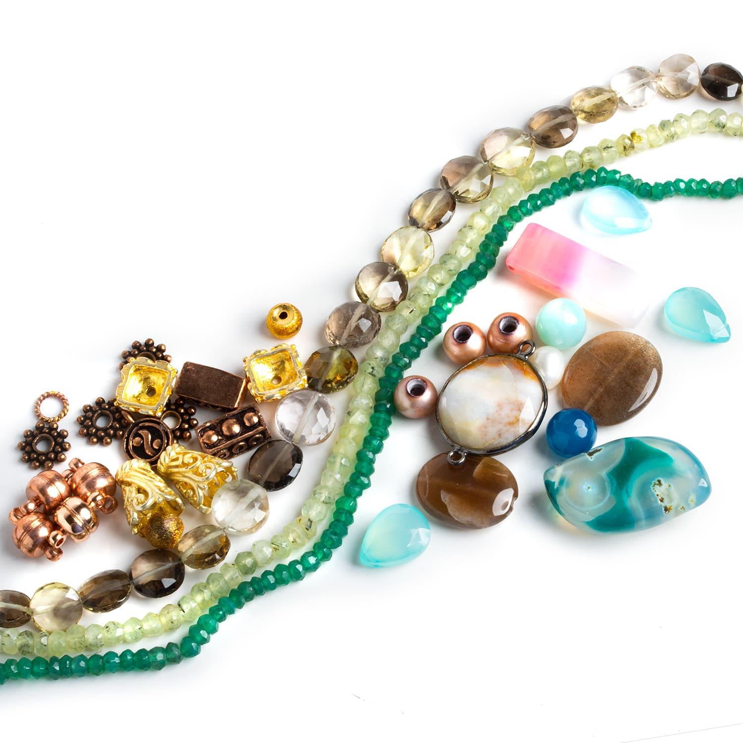 Antique Greens Inspiration Pack - The Bead Traders