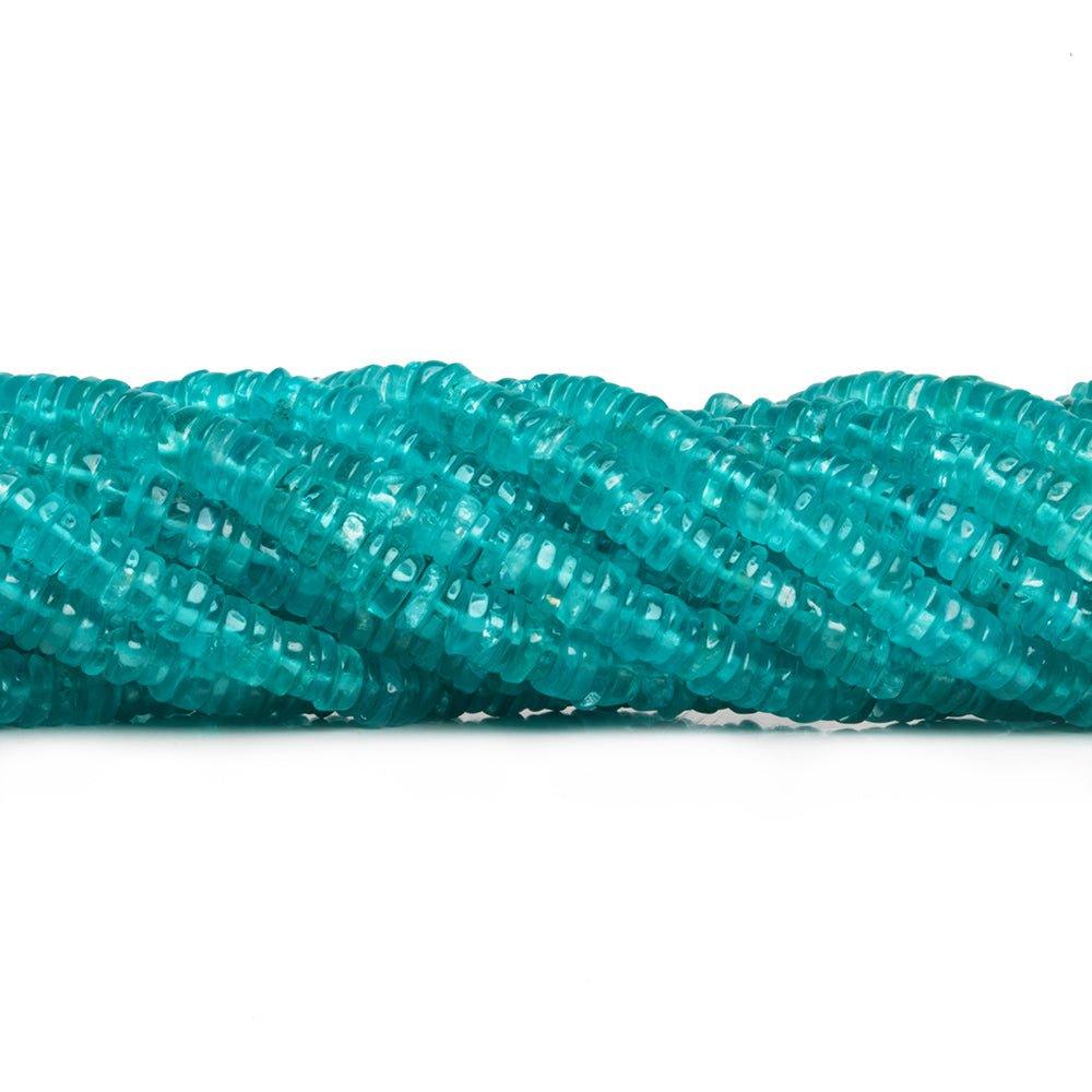Apatite Plain Heishi Beads 16 inch 260 pieces - The Bead Traders