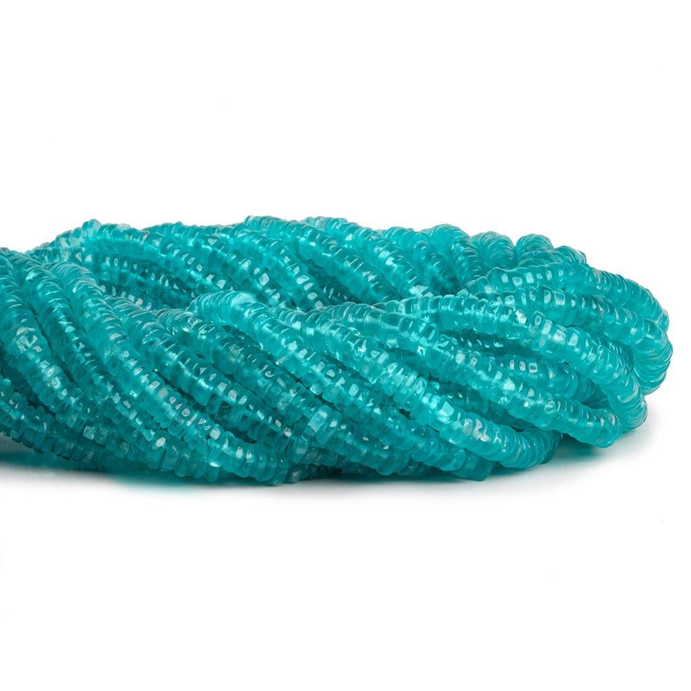 Apatite Plain Heishi Beads 16 inch 260 pieces - The Bead Traders