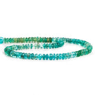 Apatite Plain Rondelle Beads 15 inch 125 pieces - The Bead Traders