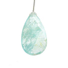 Aquamarine Faceted Pear Focal Bead 1 Piece - The Bead Traders