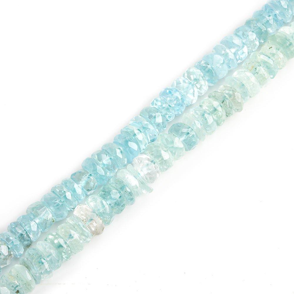 Aquamarine Heishis - Lot of 2 - The Bead Traders