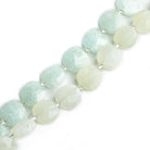 Aquamarine & Moonstone Faceted Pillows - Lot of 2 - The Bead Traders