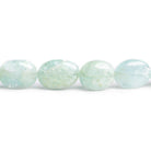 Aquamarine Plain Nugget Beads 17 inch 27 pieces - The Bead Traders
