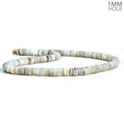 Australian Opal Faceted Heishi Beads 16 inch 195 pieces - The Bead Traders