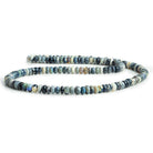 Australian Opal Plain Rondelle Beads 16 inch 165 pieces - The Bead Traders