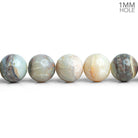 Australian Opal Plain Round Beads 16 inch 50 pieces - The Bead Traders