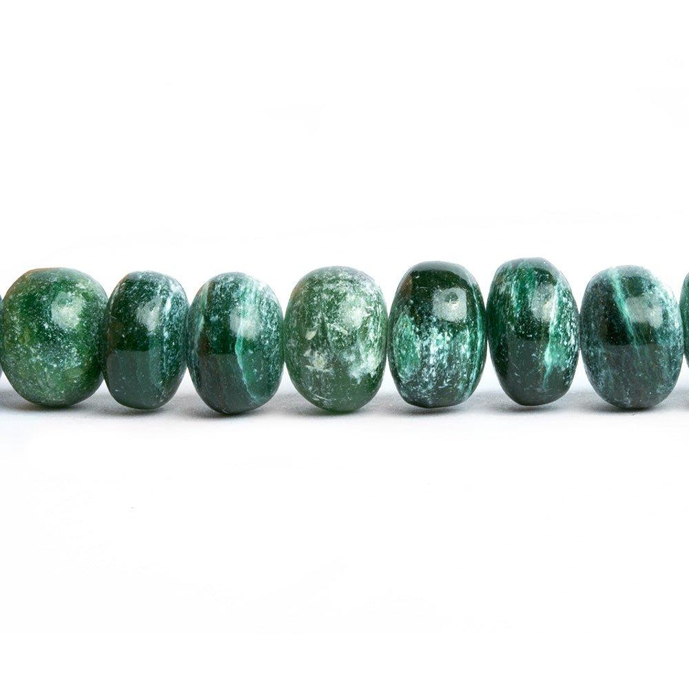 Aventurine Plain Rondelle Beads 17 inches 87 pieces - The Bead Traders