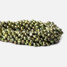 Avocado Green Baroque Freshwater Pearl Beads 15 inch 75 beads 6x5mm - The Bead Traders