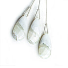 Banded Agate Faceted Pear Focal Beads 3 Pieces - The Bead Traders