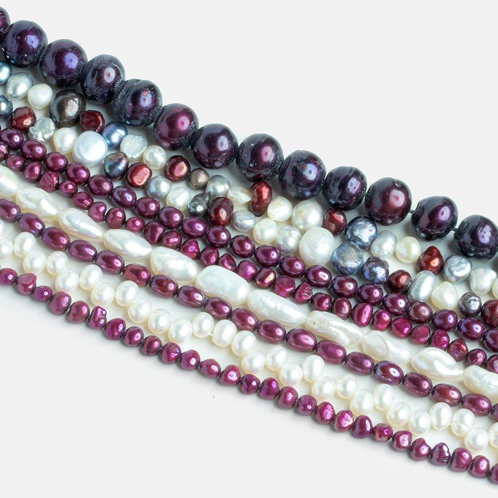 Berries & Cream Pearls - Lot of 9 - The Bead Traders