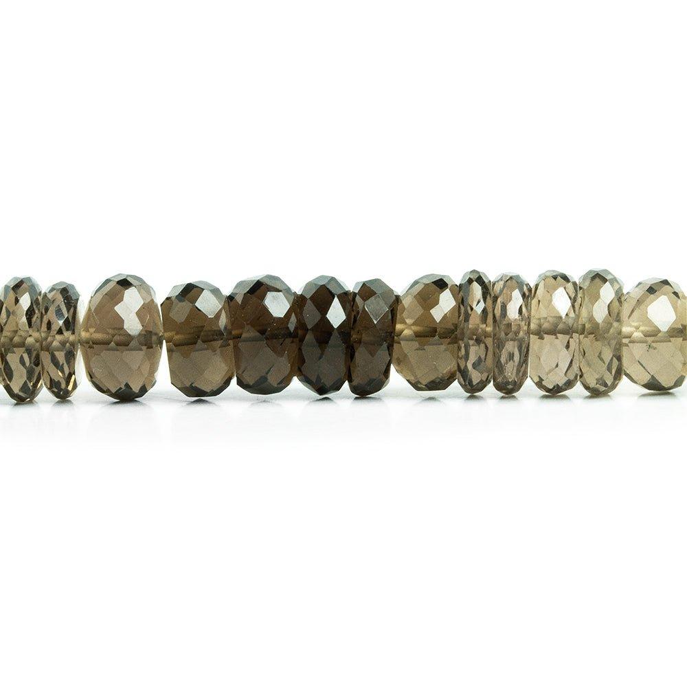 Bi Color Quartz Faceted Rondelle Beads 8 inch 55 pieces - The Bead Traders