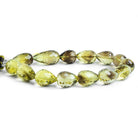 Bi Color Quartz Faceted Teardrop Beads 8 inch 14 pieces - The Bead Traders