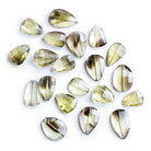 Bi-Color Quartz Straight Drilled Faceted Pear Beads 25 pieces - The Bead Traders