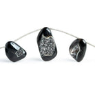 Black Agate Drusy Nugget Beads 8 inch 5 pieces - The Bead Traders