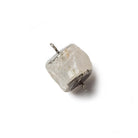 Black Gold leafed Crystal Quartz Hammer Faceted Cube Connector - The Bead Traders