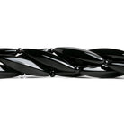Black Onyx 4-Sides Marquise 16 inch 10 beads - The Bead Traders
