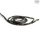 Black Onyx Plain Round Beads 15 inch 225 pieces - The Bead Traders