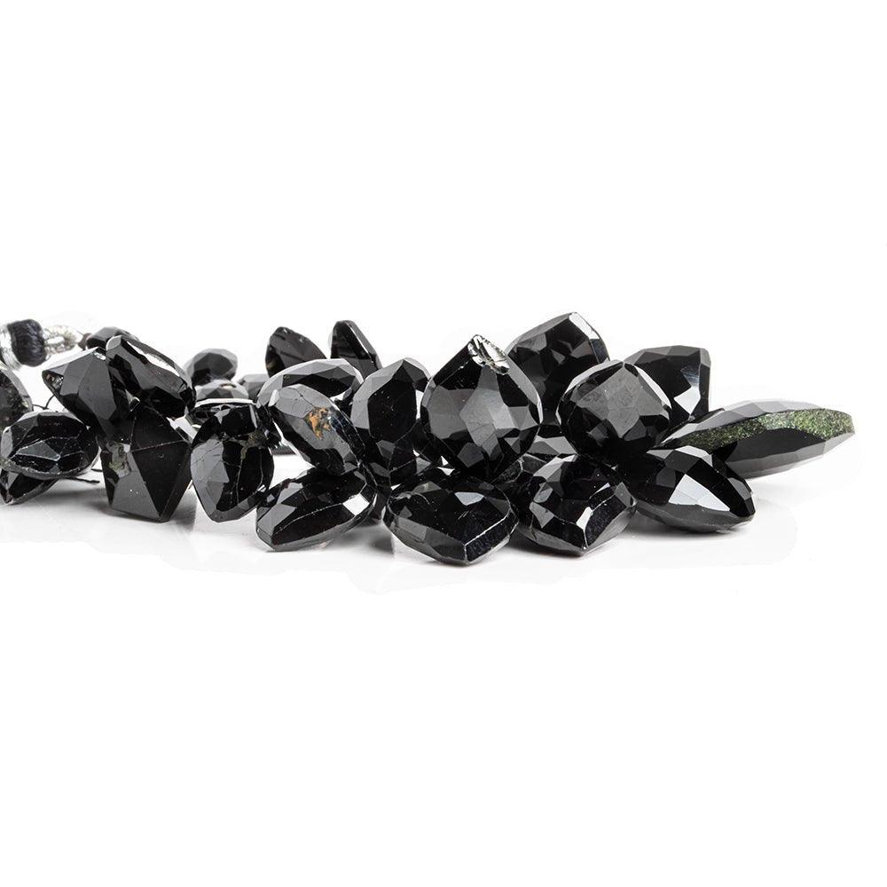 Black Spinel Miscellaneous Shape Beads 6.5 inch 40 pieces - The Bead Traders