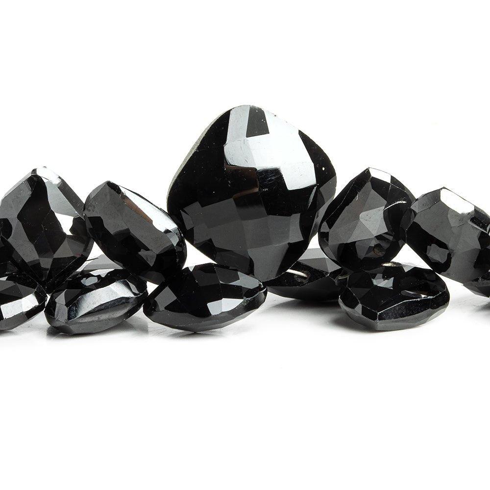 Black Spinel Miscellaneous Shape Beads 6.5 inch 40 pieces - The Bead Traders