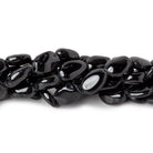 Black Spinel plain nuggets 13 inch 28 beads 9x8x4-14x9x5mm - The Bead Traders