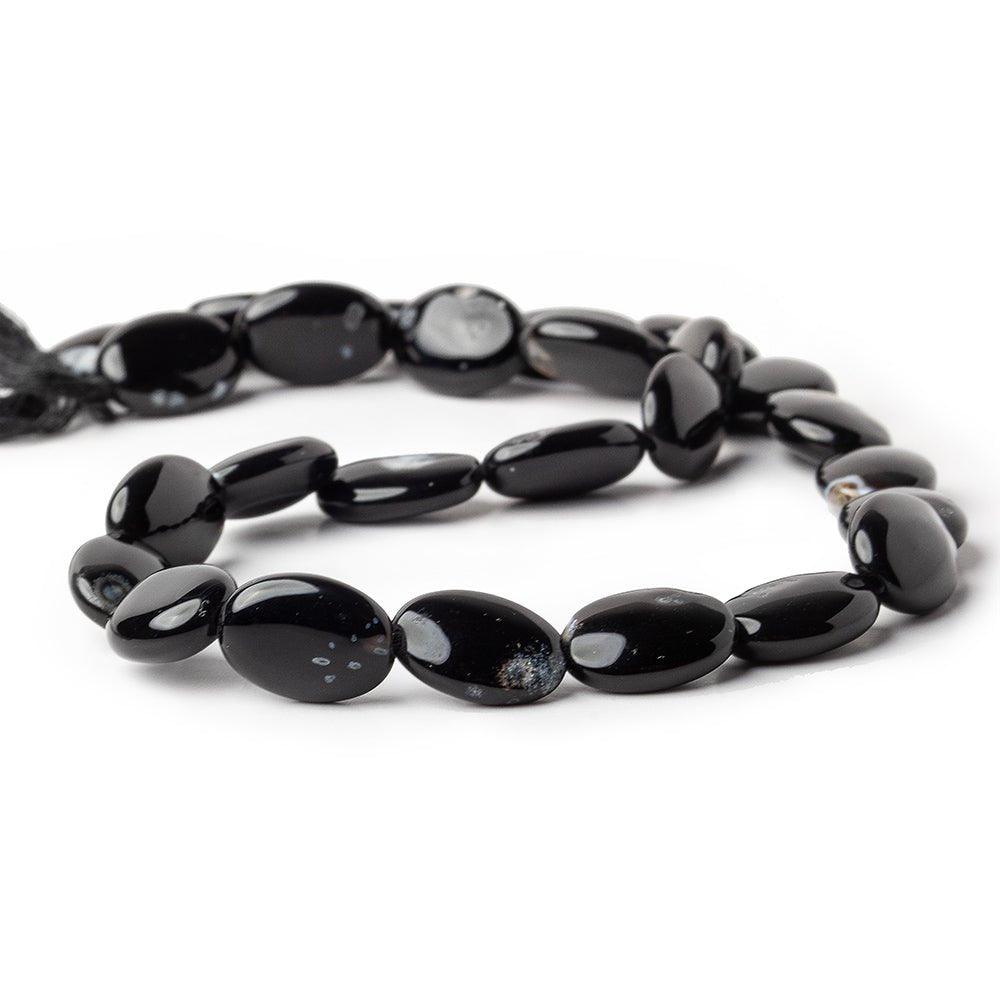 Black & White Onyx Beads Oval - The Bead Traders