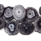 Blue Black Solar Quartz top drilled Slice Beads 7.5 inch - The Bead Traders