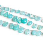 Blue Chalcedony Hearts & Pears - Lot of 3 - The Bead Traders