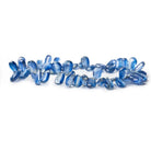 Blue Kyanite Beads Plain Top Drilled Pears 58pcs - The Bead Traders