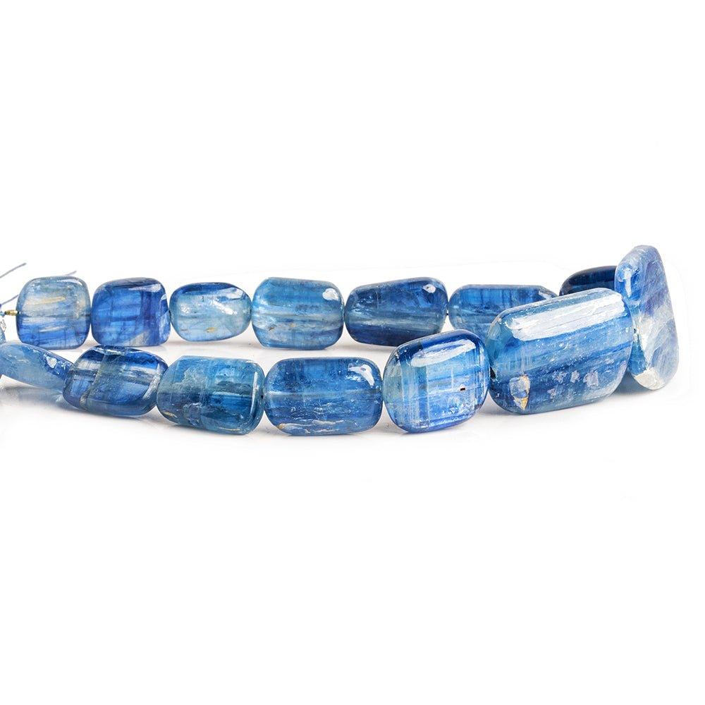 Blue Kyanite Plain Nugget Beads 8 inch 13 pieces - The Bead Traders