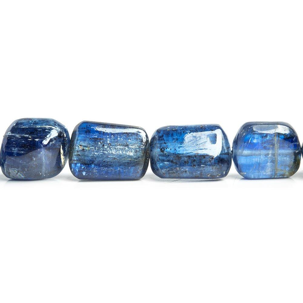 Blue Kyanite Plain Nugget Beads 8 inch 13 pieces - The Bead Traders