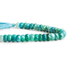 Blue Mystic Moonstone Faceted Rondelle Beads 8 inch 32 pieces - The Bead Traders