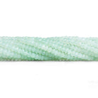 Blue Peruvian Opal Faceted Rondelle Beads 16 inch 175 pieces - The Bead Traders