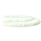 Blue Peruvian Opal plain rondelles 18 inch 4.5-10.5mm 119 beads - The Bead Traders