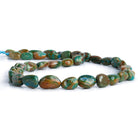 Blue Peruvian Opal with Matrix 16 inch 29 pieces - The Bead Traders
