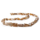 Blush Brown Moonstone faceted nuggets 19 inch 55 beads 6x5-16x10mm - The Bead Traders
