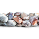 Botswana Agate Plain Nuggets 16 inch 18 beads - The Bead Traders