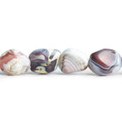 Botswana Agate Plain Nuggets 16 inch 18 beads - The Bead Traders