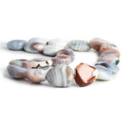 Botswana Agate Plain Nuggets 16 inch 18 beads - The Bead Traders