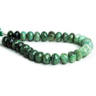 Brazilian Emerald Faceted Rondelle Beads 8 inch 28 pieces - The Bead Traders