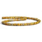Bumblebee Jasper Plain Heishi Beads 16 inch 250 pieces - The Bead Traders