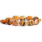 Bumblebee Jasper Plain Oval Beads 7.5 inch 12 pieces - The Bead Traders