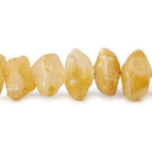 Butterscotch Yellow Agate Tumbled Hammer Faceted Disc Beads 23 pieces - The Bead Traders