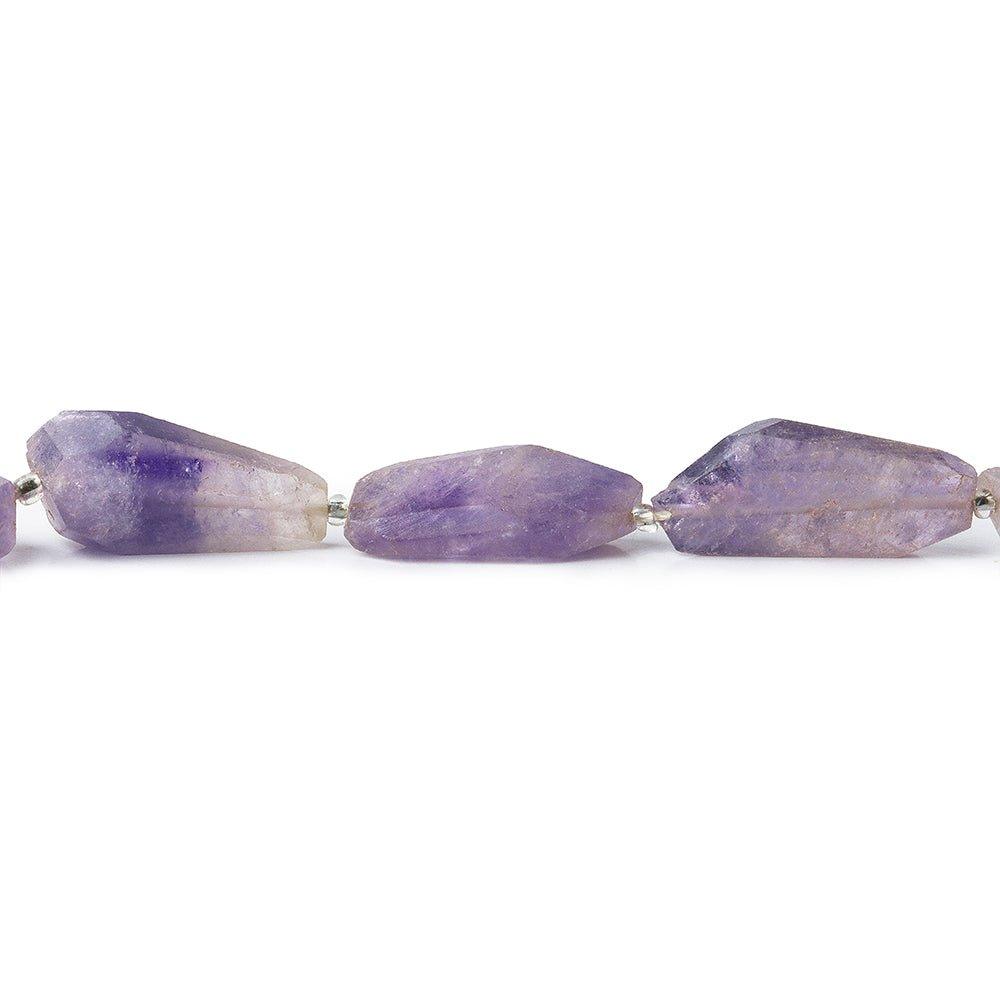 Cape Amethyst Faceted Nugget Beads 14 inches 20 pieces - The Bead Traders