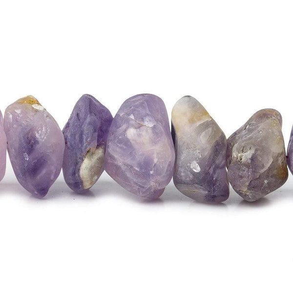 Cape Amethyst Hammer Faceted Disc Beads 8 inch 25 pieces