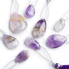 Cape Amethyst Pear Focals - Lot of 8 - The Bead Traders