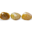 Caramel Banded Agate Faceted Nugget Beads 15 inches 15 pieces - The Bead Traders