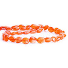 Carnelian Plain Oval Beads 15 inch 35 pieces - The Bead Traders